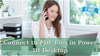 Cách kết nối với tệp PDF trong Power BI Desktop